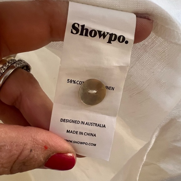 Showpo White Puff Sleeve Button Down Shirt - Picture 9 of 10